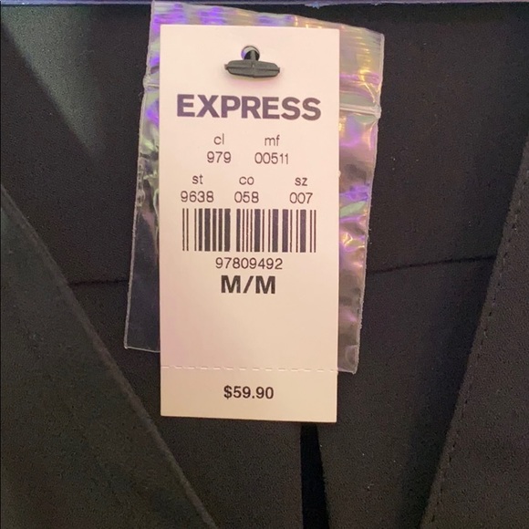 Black Blouse With Rhinestones - Picture 3 of 4